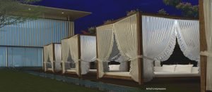 Cabanas to Unwind and Relax
